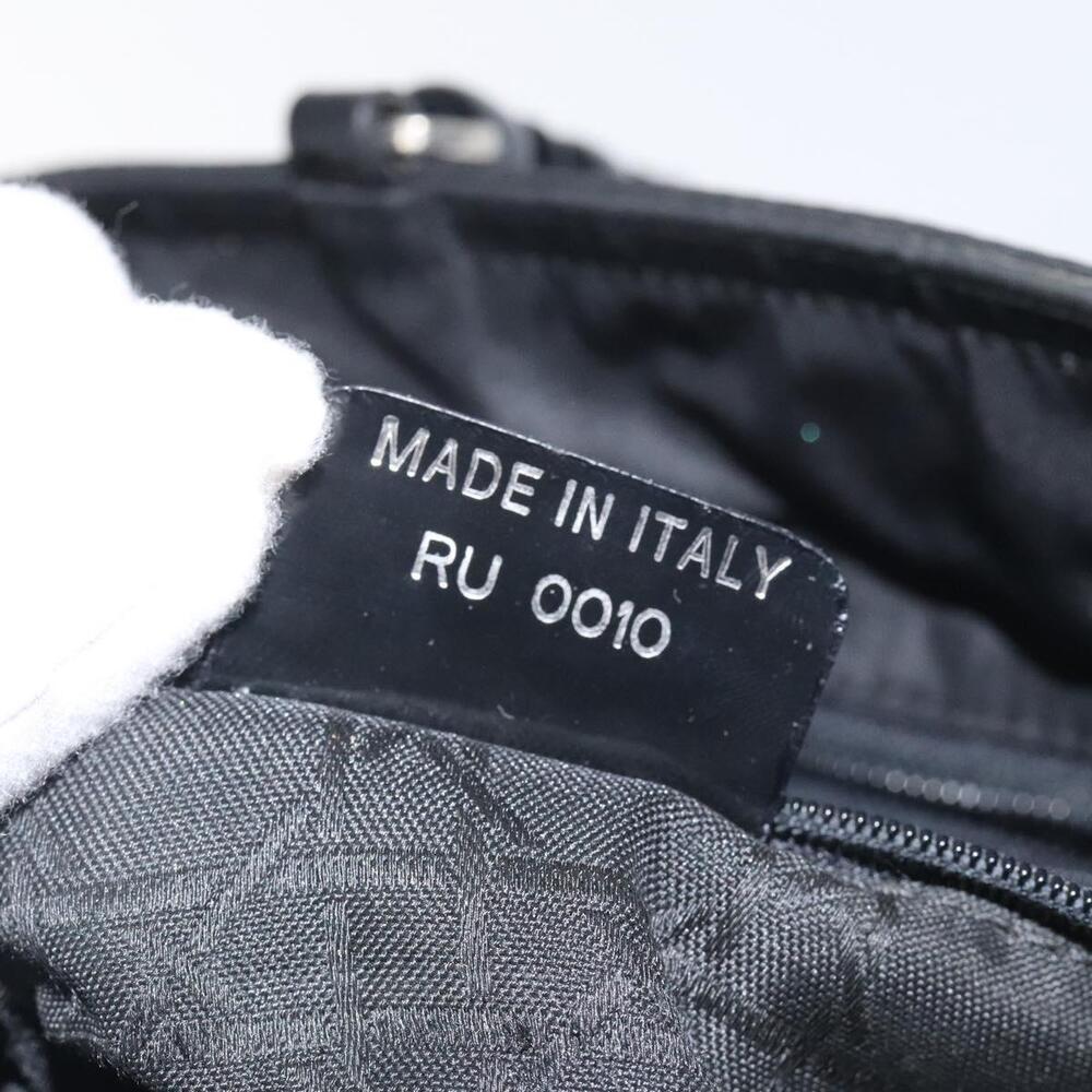 Christian Dior Tote Bag Nylon Black Silver Auth fm4460 - Picture 12 of 16